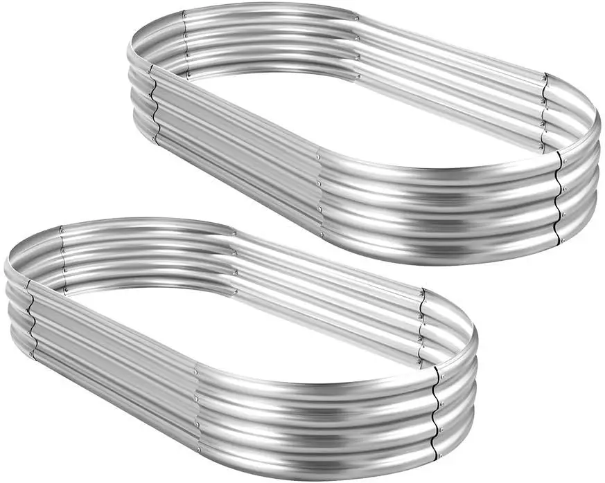 2Pcs Galvanized Ste… - image