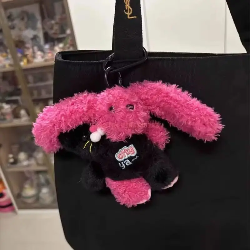 لطيف الكرتون أنيمي ألعاب من القطيفة القط دمية على شكل أرنب الراقية زوجين على ظهره المعلقات نماذج المتخصصة الزخرفية محشوة الحيوان