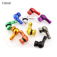 90 Degree Angle Motorcycle Rim Tire Wheels Spare Parts Valve Elbow 1PCS Motorbike Wheel Tire Tubeless Valve Stems Rim Wheel Part