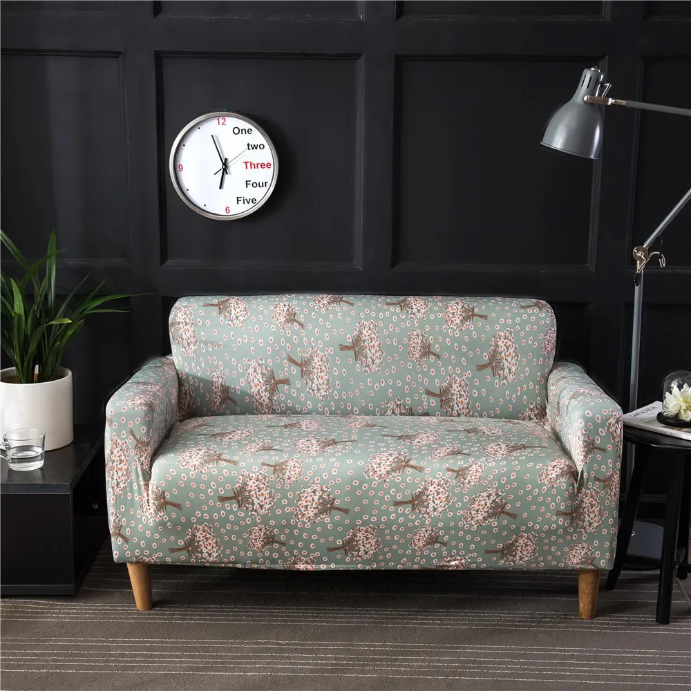 Slipcover Non-slip Elastic Sofa Covers Polyester Four Season All-inclusive Couch Cover Stretch Sofa Cushion Towel 1/2/3/4 Seater