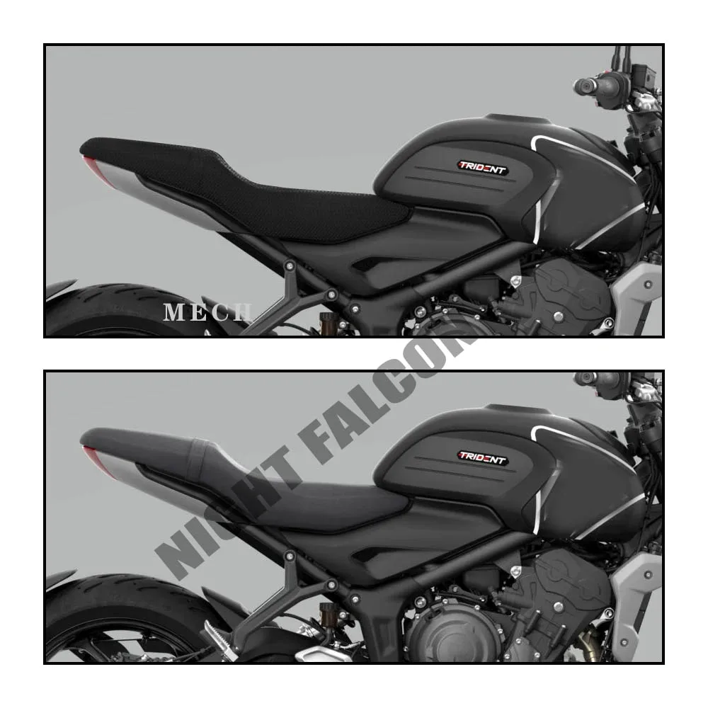オートバイ用の伸縮性保護クッションカバー,トライデント660,トライデント660, 2021, 2022, 2023