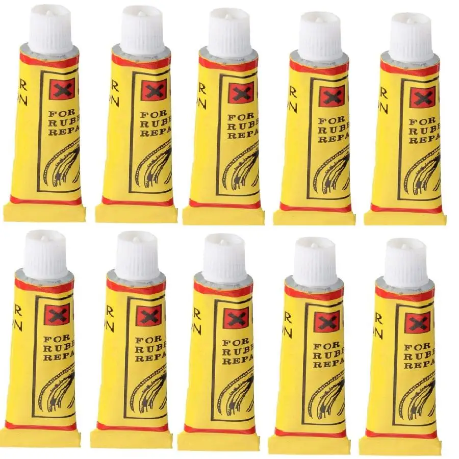 1-10Pcs 6ml Tire Repair Glue Liquid Rubber Cement Tire Repair Wear Resistant Powerful Car Adhesive Glue Strong Adhesive Sealant