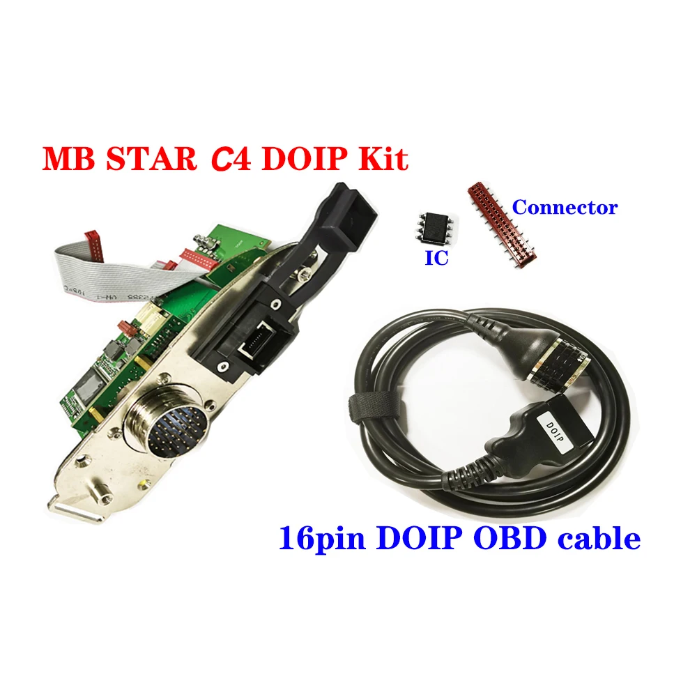 DOIP kit update for SD Connect Compare C4 Diagnosit Tool add DOIP 16Pin OBD2 Cable for MB Star C4 car diagnostic device update view 4