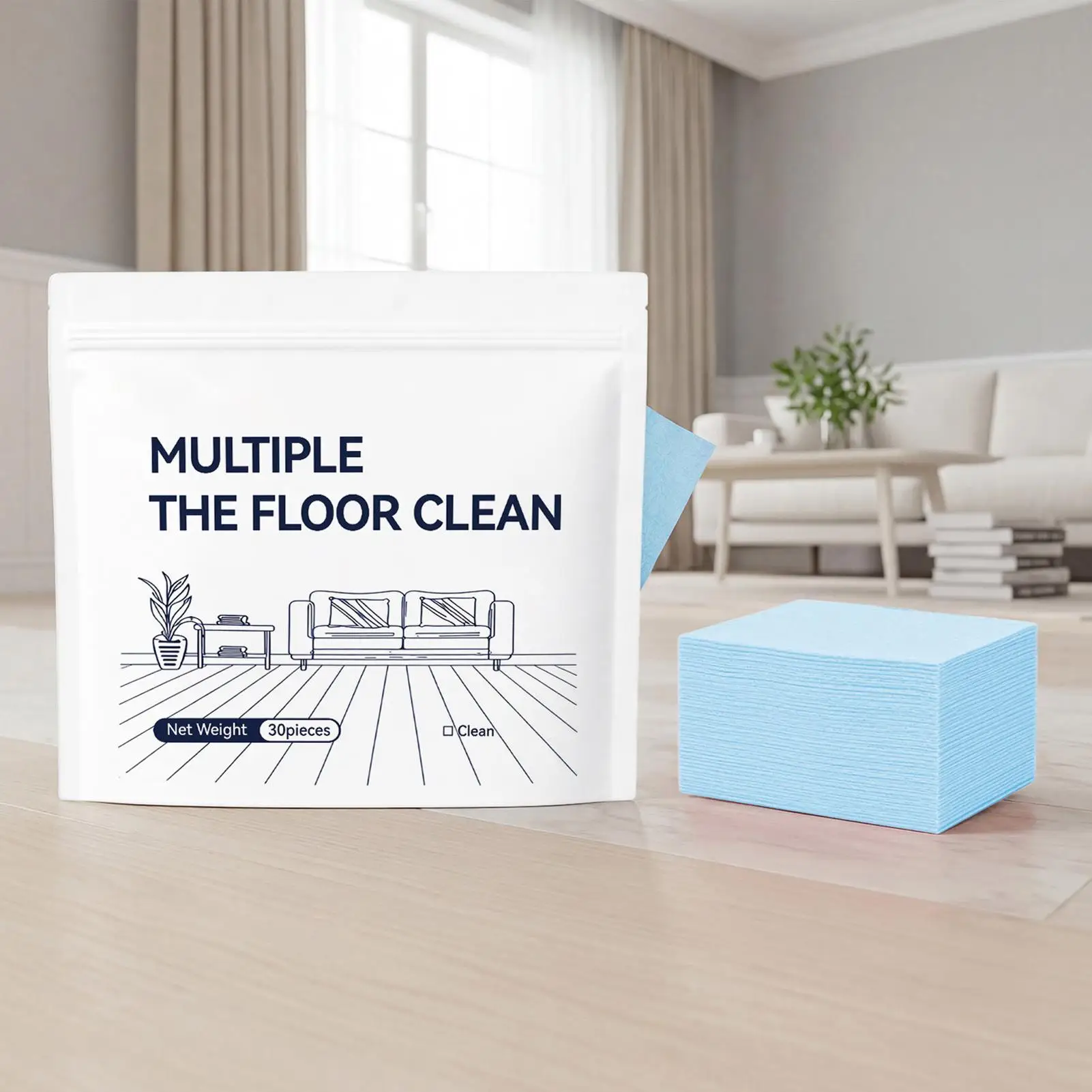Floor Cleaning Tablets For Mopping 30 Piece Quick Dry Dissolvable Powerful Floor Stain Removal Tablets For Tile Wood Hardwood