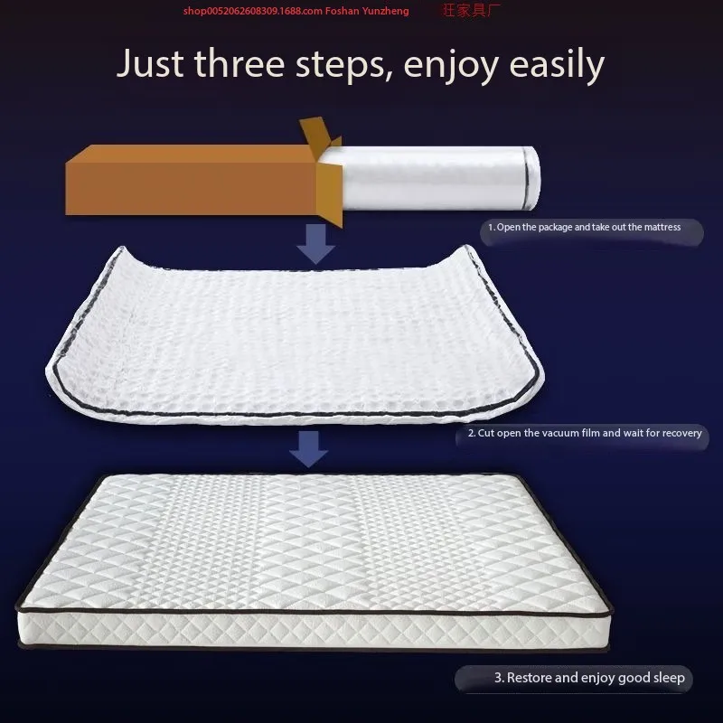 مرتبة فندق خمس نجوم سميكة بمقدار 20/25/30 سم تغليف قابل للضغط سرير مريح رغوة الذاكرة مرتبة من اللاتكس الربيعي #3