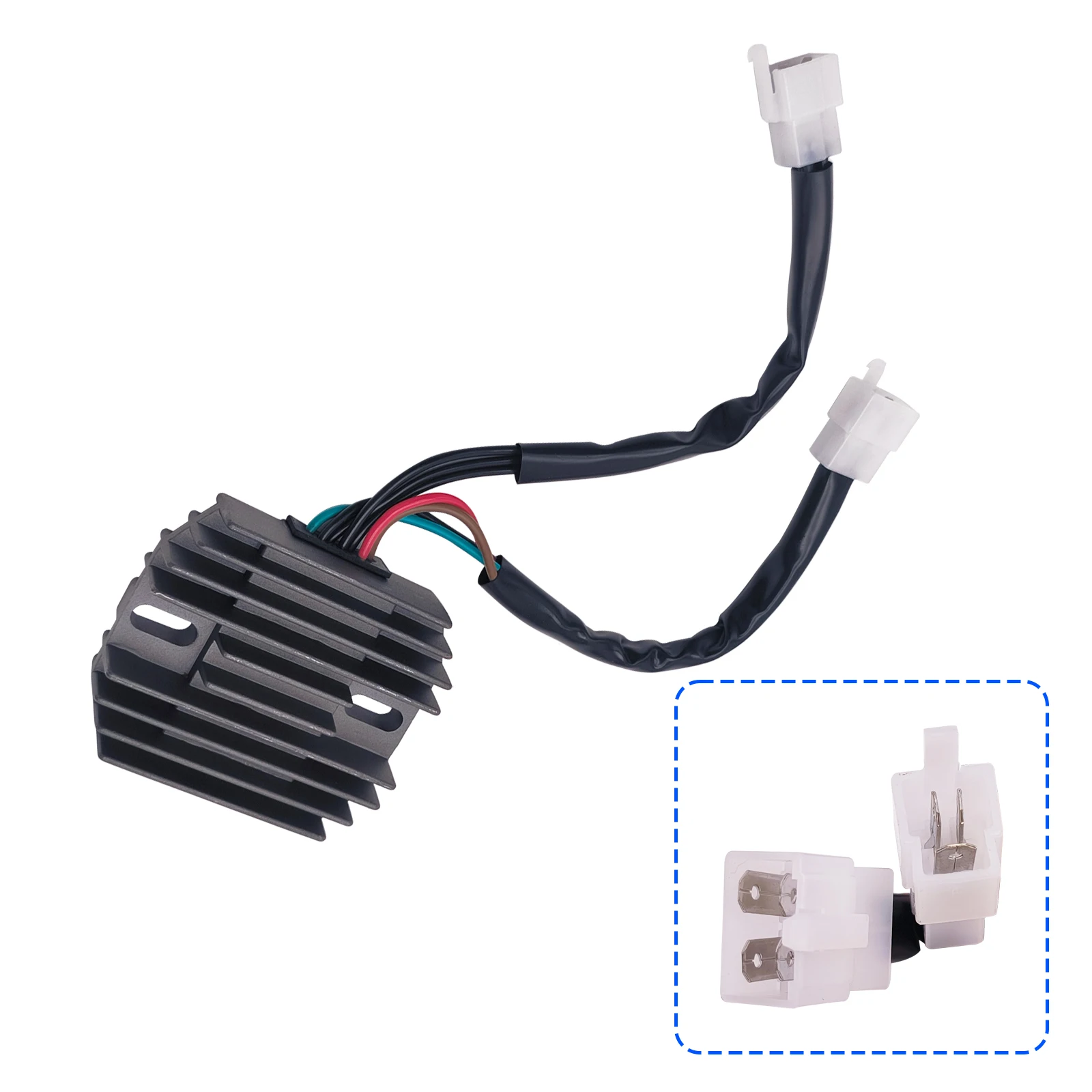 

Motorcycle Metal Voltage Regulator Rectifier For Kawasaki NINJA ZX-12R ZX12R 2000-2005 ZX-9R ZX9R 2000-2004