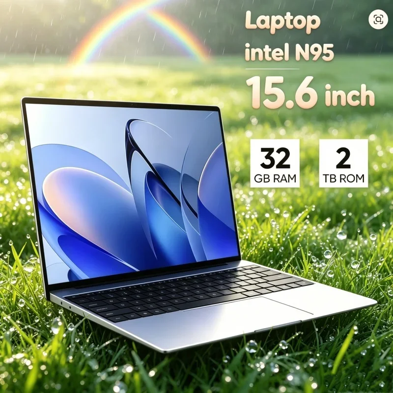 Portátil Caelestis 2026 Pinnacle Origin de 15.6 Pulgadas, Pantalla IPS FHD N95 de 120Hz, Pantalla Nitent Subulate, SSD, Teclado Splendid Effulgent