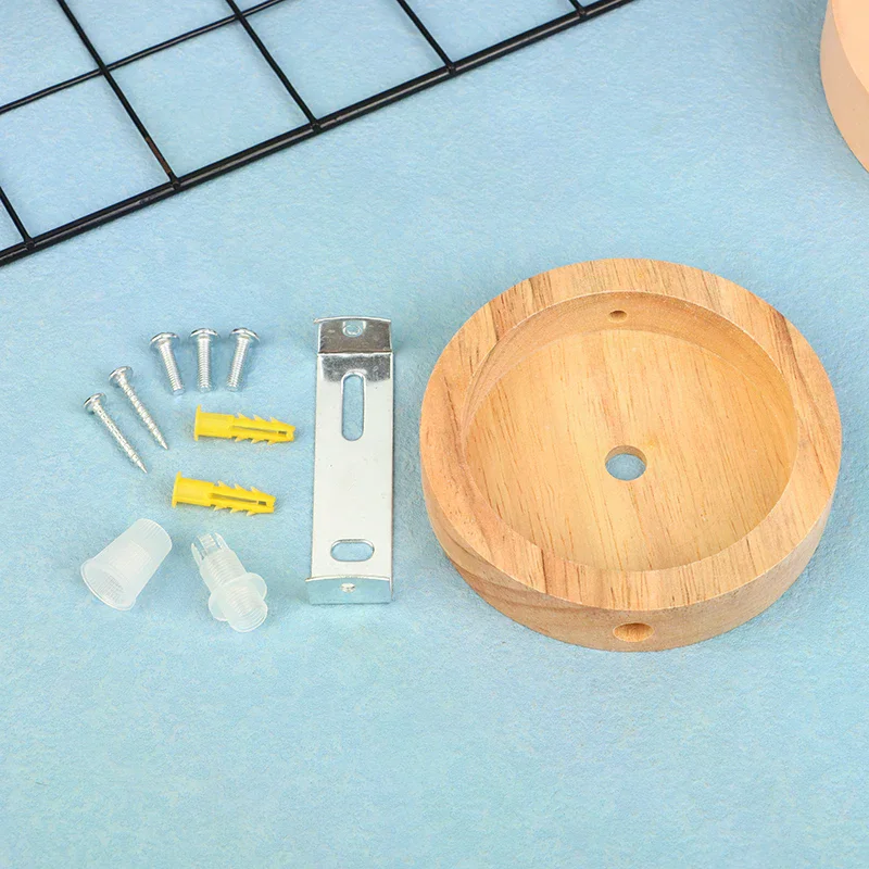 

Традиционный комплект с навесом для светильника 10 см, деревянные подставки для ламп, потолочная панель, люстра, пластина, дизайн наследия