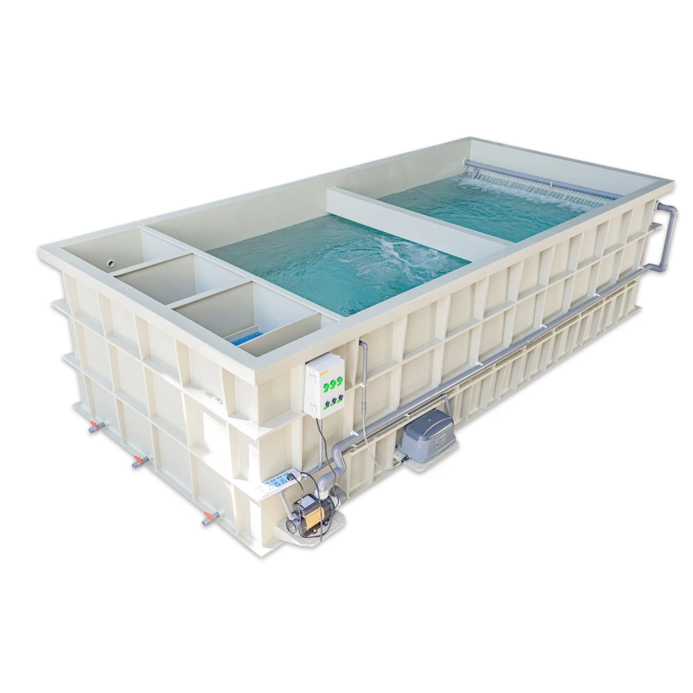 Qlozone Custom Fish Breeding Pond Ras Fish Farming Equipment Integrated Recirculating Aquaculture System 10M3 Capacity