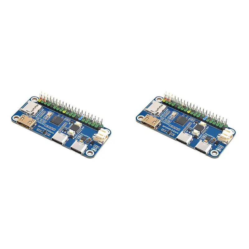 【PUBLICITY】2X RP2040-Pizero Development Board Based On RP2040 Dual-Core Processor For Raspberry Pi Gpio Interface Module