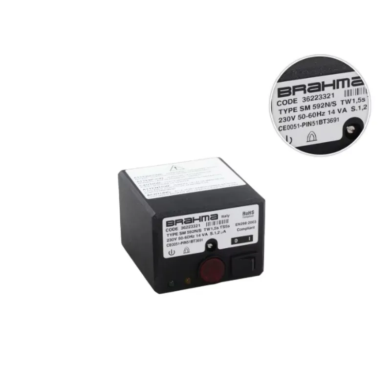 

Ltaly Brahma SM592N/S TW1.5 TS5 36223311 Box Digital Gasburner Controller
