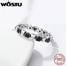 Sterling Silver Stackable Ring Women #6