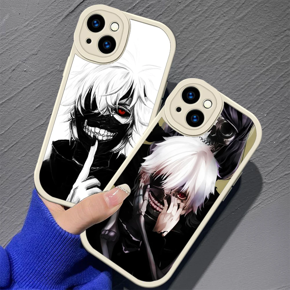 119YPJ anime Tokyo Ghoul Japan Soft Silicone Case for iPhone 15 Plus 14 13 12 11 X XS XR Pro Max Mini 8 7 Plus