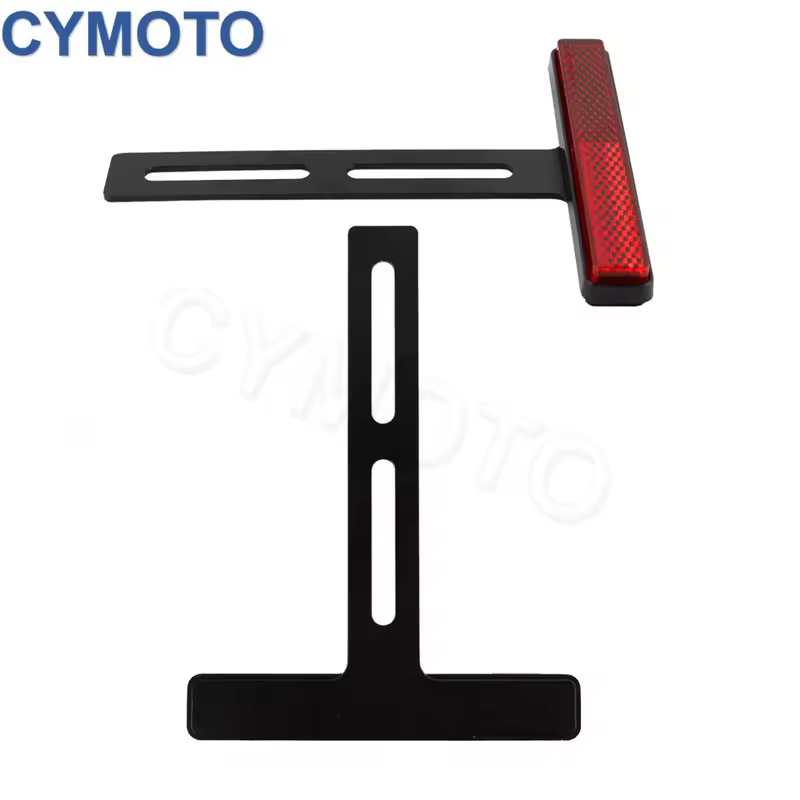 Universal Motorcycle Rear Reflector Cat's Eyes Long T-Holder Scooters Accessories For Honda For Harley For Yamaha For KTM - Image 6