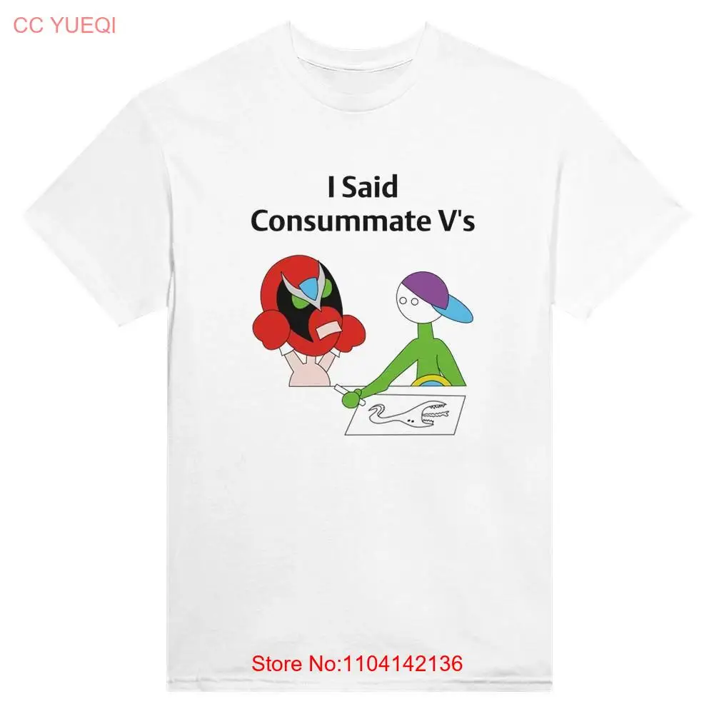 I Said Consummate V's With Strogbad on Back Trogdor T Shirt Color long or short sleeves