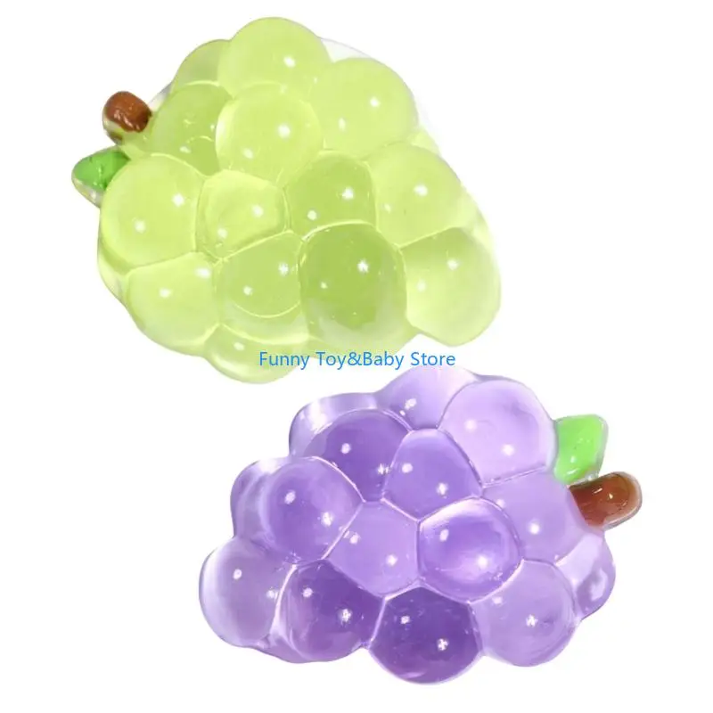 Verformbare Squeeze Stress Ball Für Erwachsene Kinder Realistische Traube Anti Angst Sensorischen Spielzeug C90B