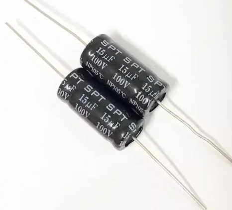 10pcs Electrodeless axial Electrolytic Capacitor 100V 15UF 13X25MM