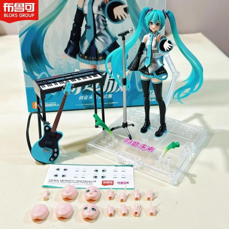 Original Blokees Hatsune Miku Miracle Version Anime Figure Action Figure Decortion Grils Christmas Birthday Gifts Toys