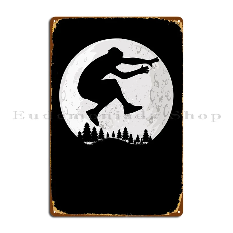 Parkour Freerunner Sport Metal Sign Create Party Plates Decoration Character Wall Mural Tin Sign Poster