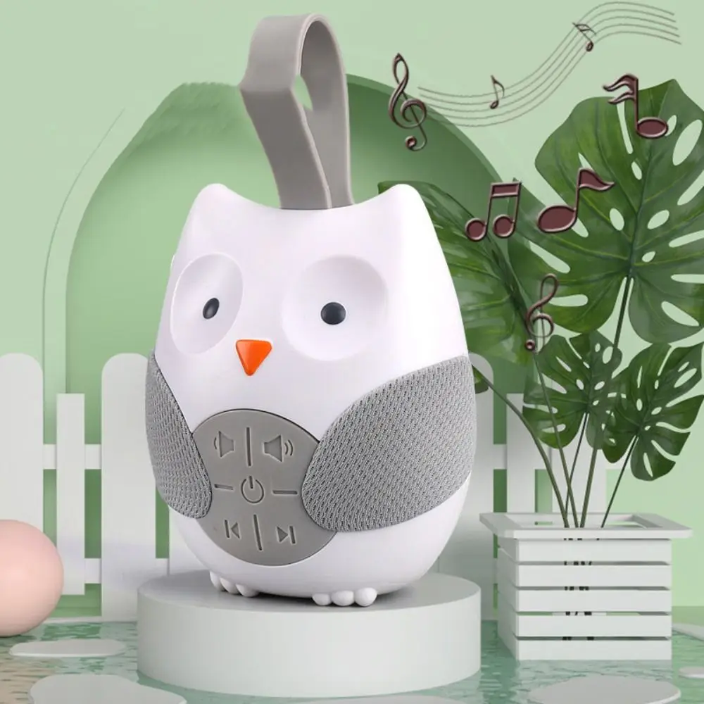 Macchina per il rumore del bambino con spegnimento temporizzato con rumore bianco Gufo/Koala Succhietto per bambini portatile con macchina per il suono del sonno a 5 luci