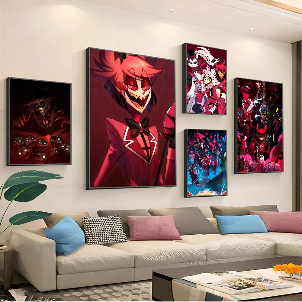 

H-Hazbin H-Hotels Angel Dust Poster Paper Print Home Living Room Bedroom Entrance Bar Restaurant Cafe Art Painting Decoration