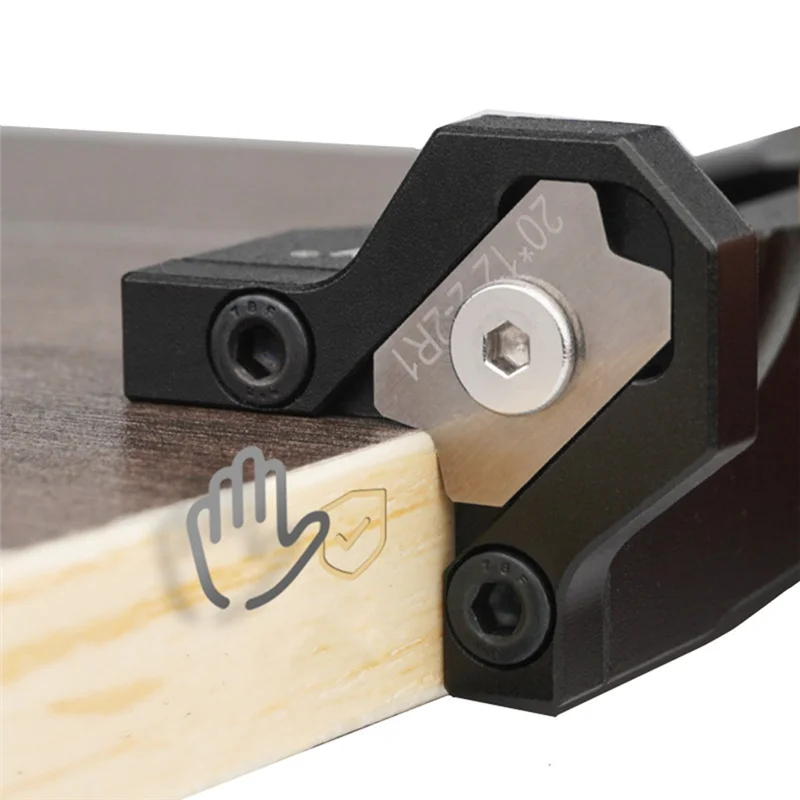 【ADORN】Edge Banding Chamfer Planer Corner Trimming Tool Woodworking Manual Fillet Scraper Quick Edge Deburring Arc