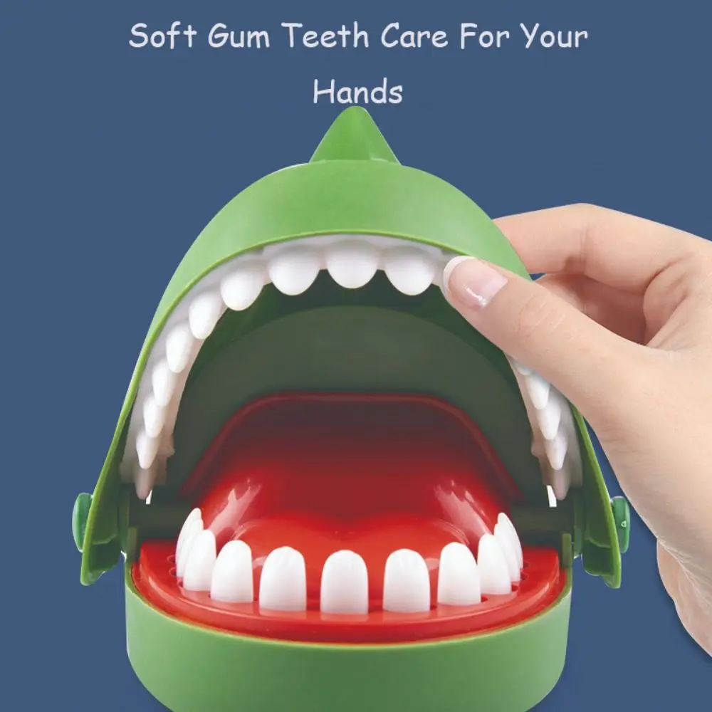 

Triceratops Shape Hand-biting Crocodile Scary Odorless Extract Teeth Dinosaur Bite Fingers Cute Safe Hand-biting Dinosaur