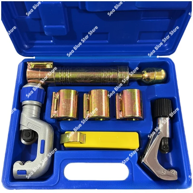 Stainless steel bellows special toolbox set 3 minutes 4 minutes 6 minutes 1 inch full set of knocker pipe cutter punch