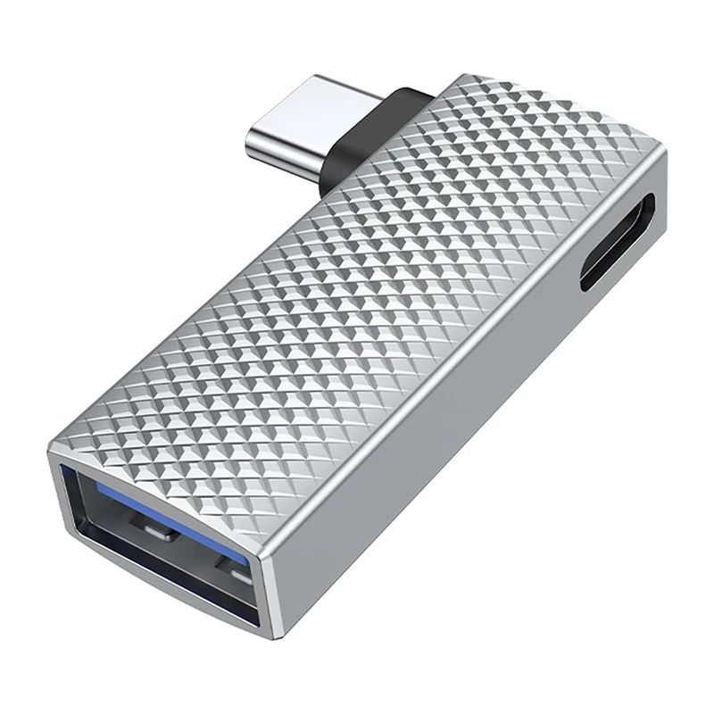 Adaptador Smart-2 en 1 USB C a USB 3,1 con puerto de carga tipo C de 100W, convertidor OTG Thunderbolt 4/3 para Steam Deck, Rog Ally