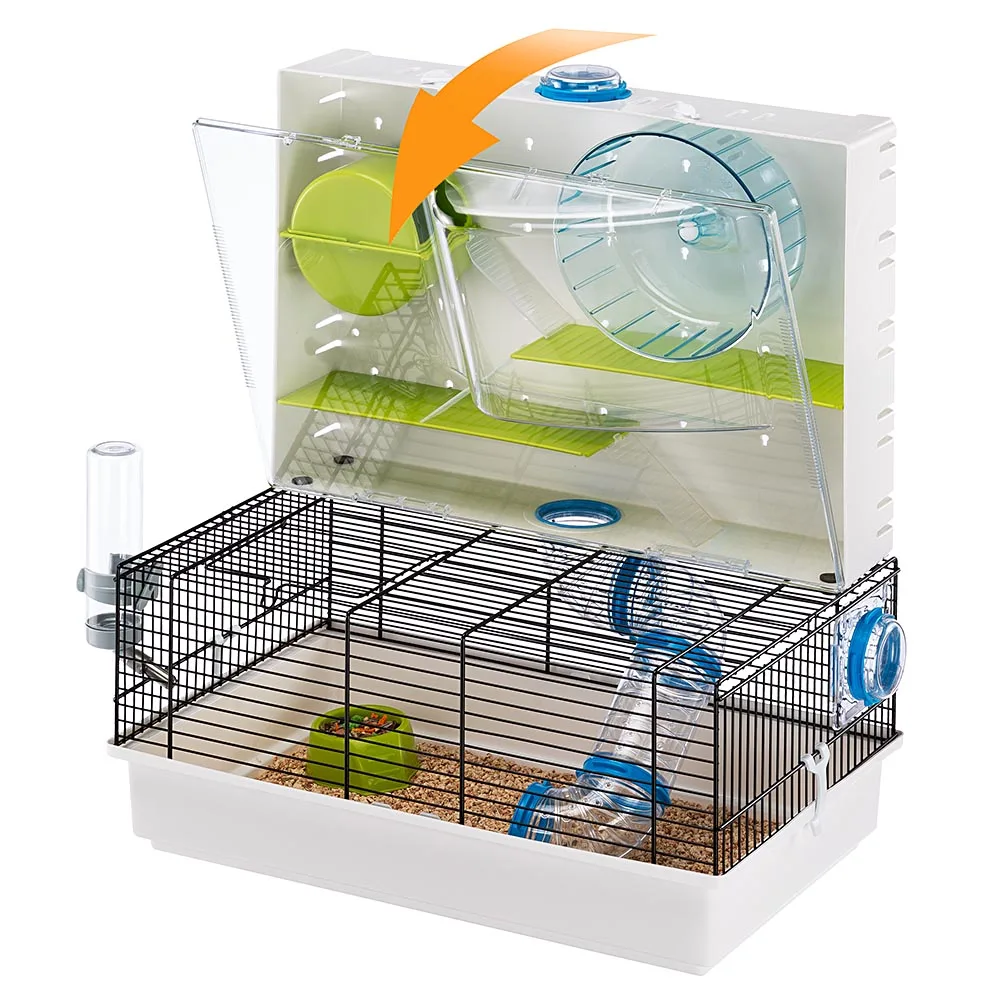 Cage for Hamsters and Mice Habitat with playing area and Accessories