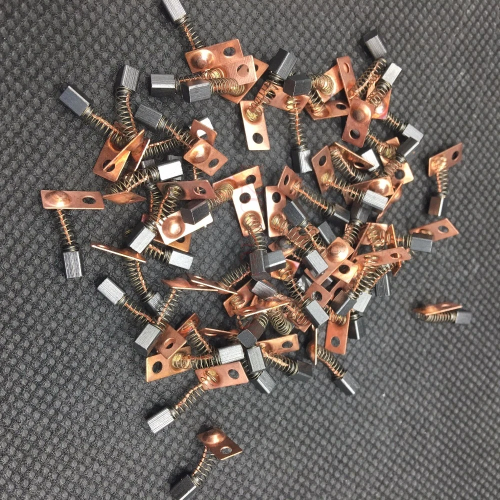 20pcs Electric Motor Carbon Brushes Replace For/Saeyang Series Dental Grinding Machine Micromotor Handpiece 3*3*4.5mm