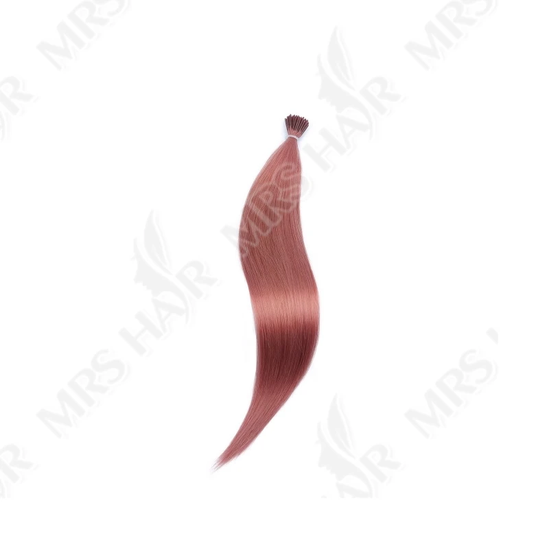 I Tip Кератиновые наращивание волос Цветные настоящие человеческие волосы Предварительно скрепленные микробусины Капсулы для волос Капсулы с микрозвеньями Волосы 12-20 дюймов