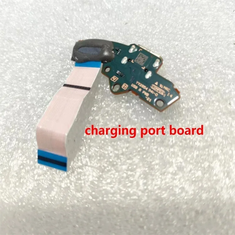 6. Placa de repuesto original para el puerto de carga y el interruptor de encendido de los auriculares inalámbricos Sony WH-1000XM5. Piezas de repuesto para la reparación de las almohadillas.