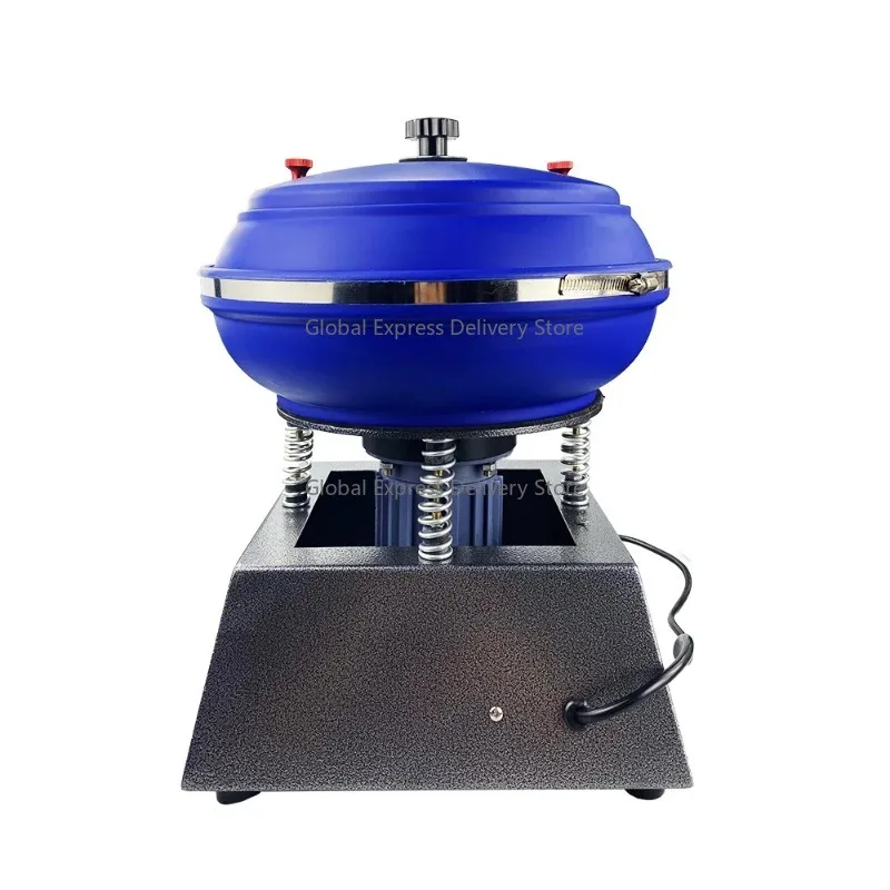 12 Inch Vibrating Polishing Machine to Clean Surface Stains Tumbling Grinder Machine for Diy Jewelry Remove Impurities Tool