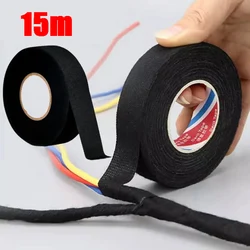 1Pcs Electrical Tape Heat Resistant Harness Tape Insulation Automotive Fabric Cloth Tape Waterproof Noise Resistance Adhesives