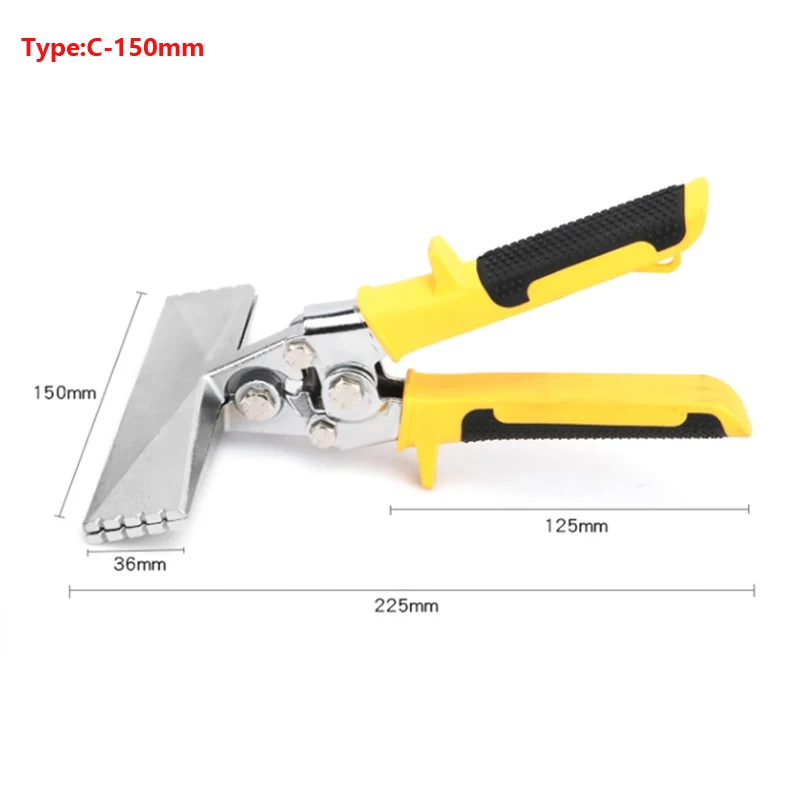 1PC Sheet Metal  Bending Pliers Hand Seamer Wide Jaw Straight 80mm Elbow 80mm or Straight 150mm Tool for Welding Tools Clamps