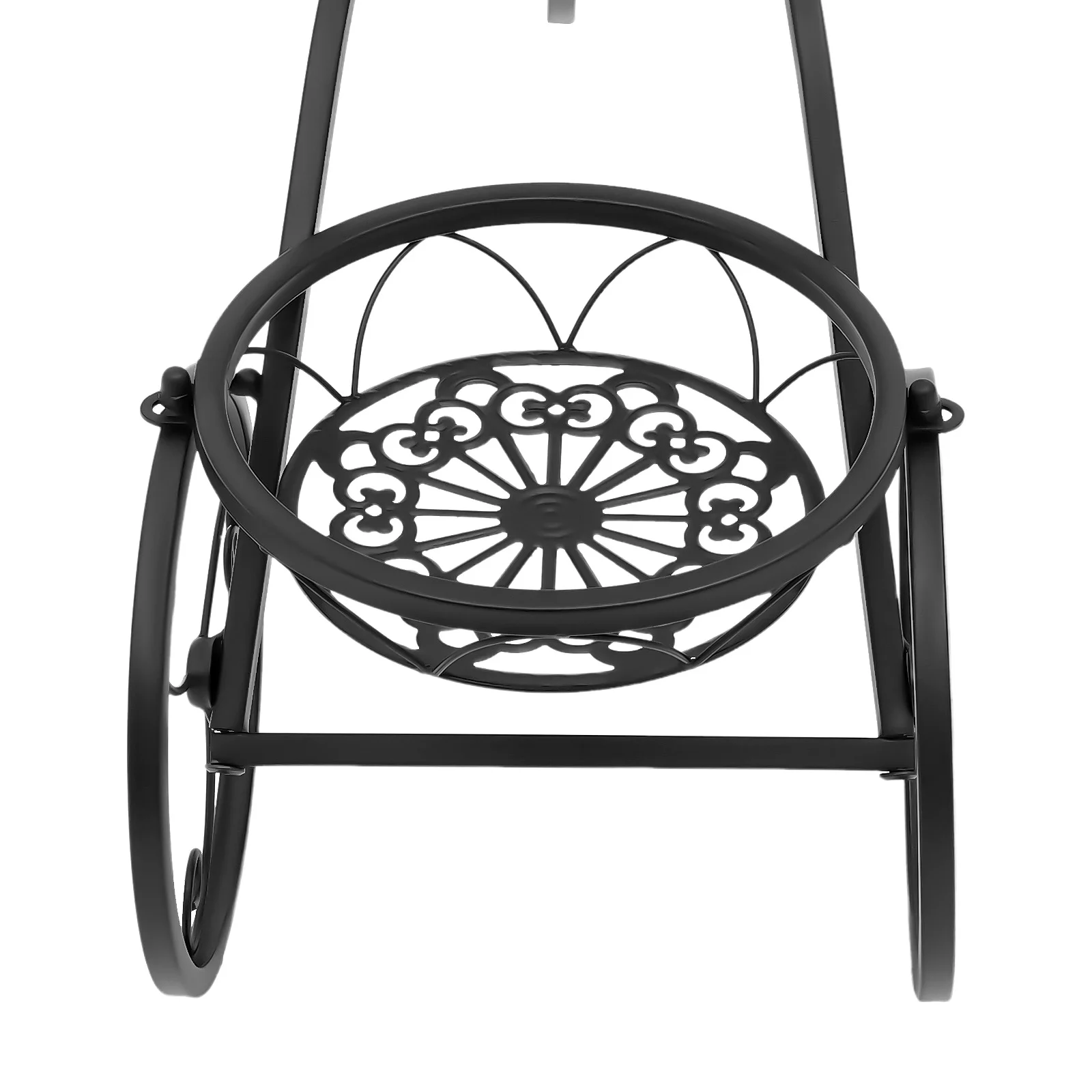 Support pour plantes Tricycle, Pot de fleur de vélo à 3 niveaux, fer à monter soi-même, 22.05lb, noir, pour maison, jardin, Patio, entrées, fenêtres ensoleillées