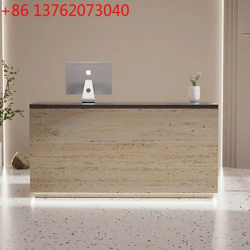 

Italian Style Modern Reception Desks Simplicity Beauty Salon Reception Desks Clothing Store Office Furniture Receptionen
