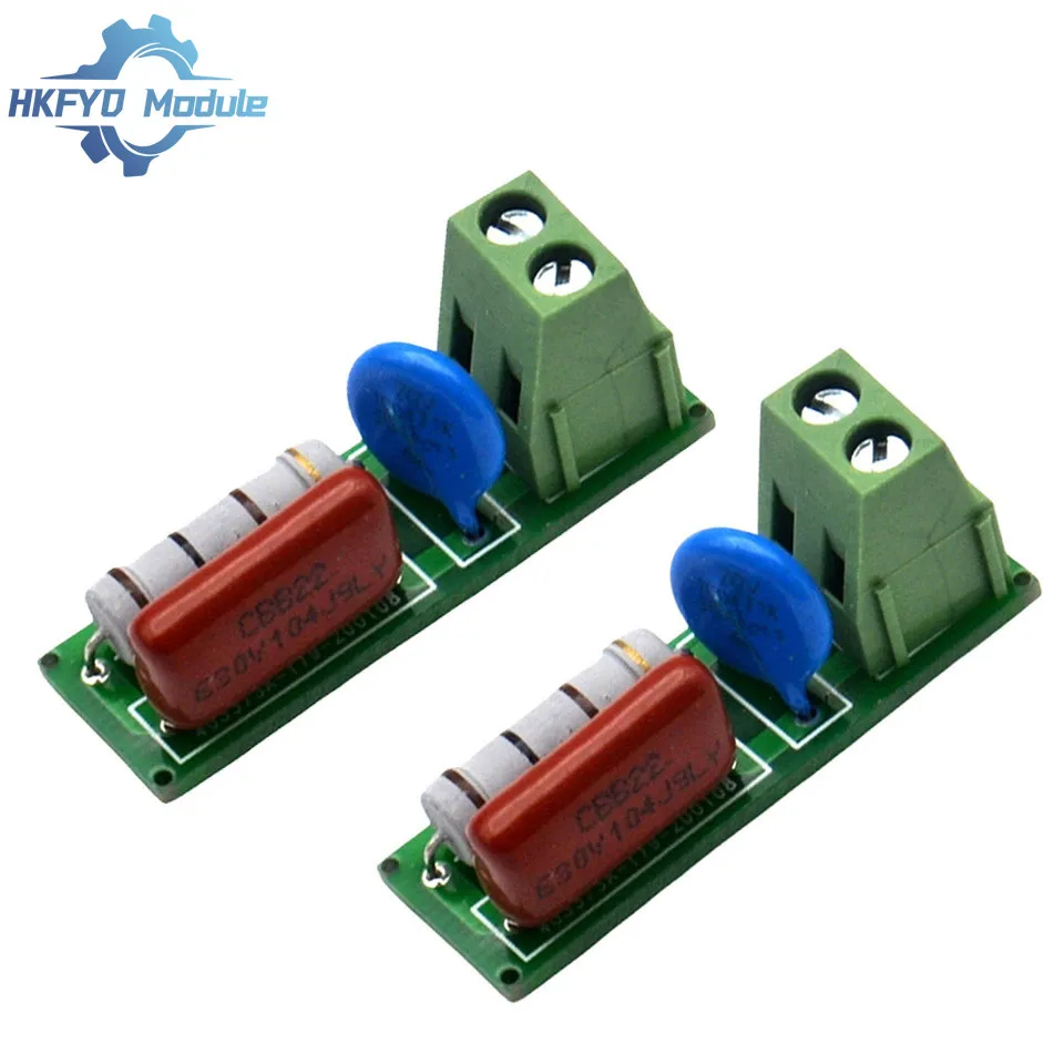 RC Absorption Circuit Module Relay Contact Protection Resistance Surge Module AC/DC 5V-400V Snubber Board