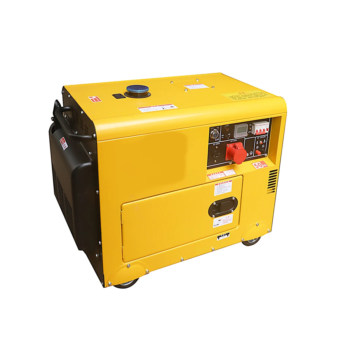 Household 220V three phase 380V kW vehicle diesel generator set 3/5/6/7/8/10KW