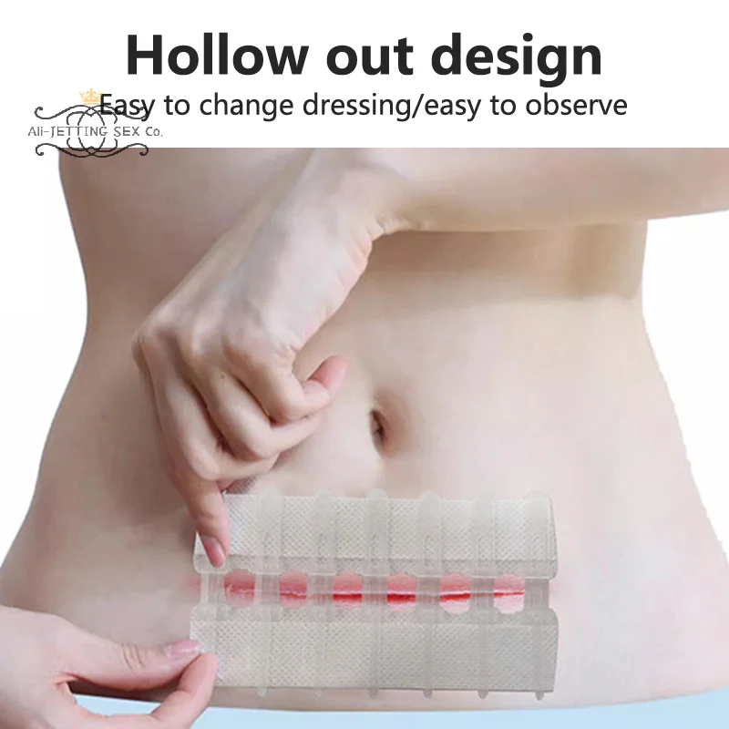

Zipper Band-aid Painless Wound Closure Device Suture-free Wound Dressing Patches Zip Suture Reducer Band Aid Outdoor Portable