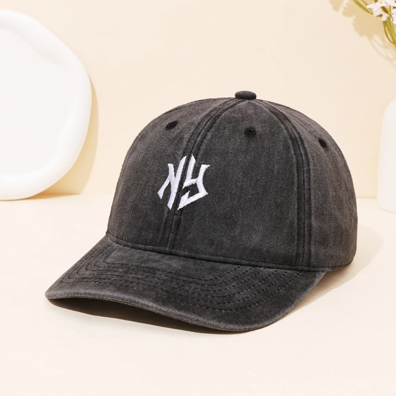 قبعة بيسبول قطعة واحدة لكل من الرجال والنساء - تطريز نيويورك، الخيار المثالي للهالوين وعيد الميلاد