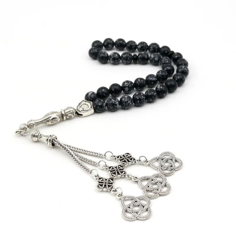 Tasbeeh New Design High Quality  Oval Natural  stone 33 Tasbih Muslim Bracelets Prayer Beads 45 Islamic Misbaha Tasbih