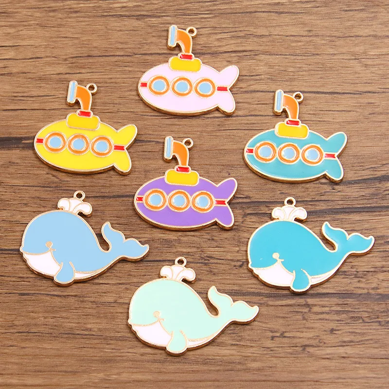 

20pcs/lot DIY Mix Jewelry Accessories Alloy Whale Dolphin Charms Phone Shell Pendantendant