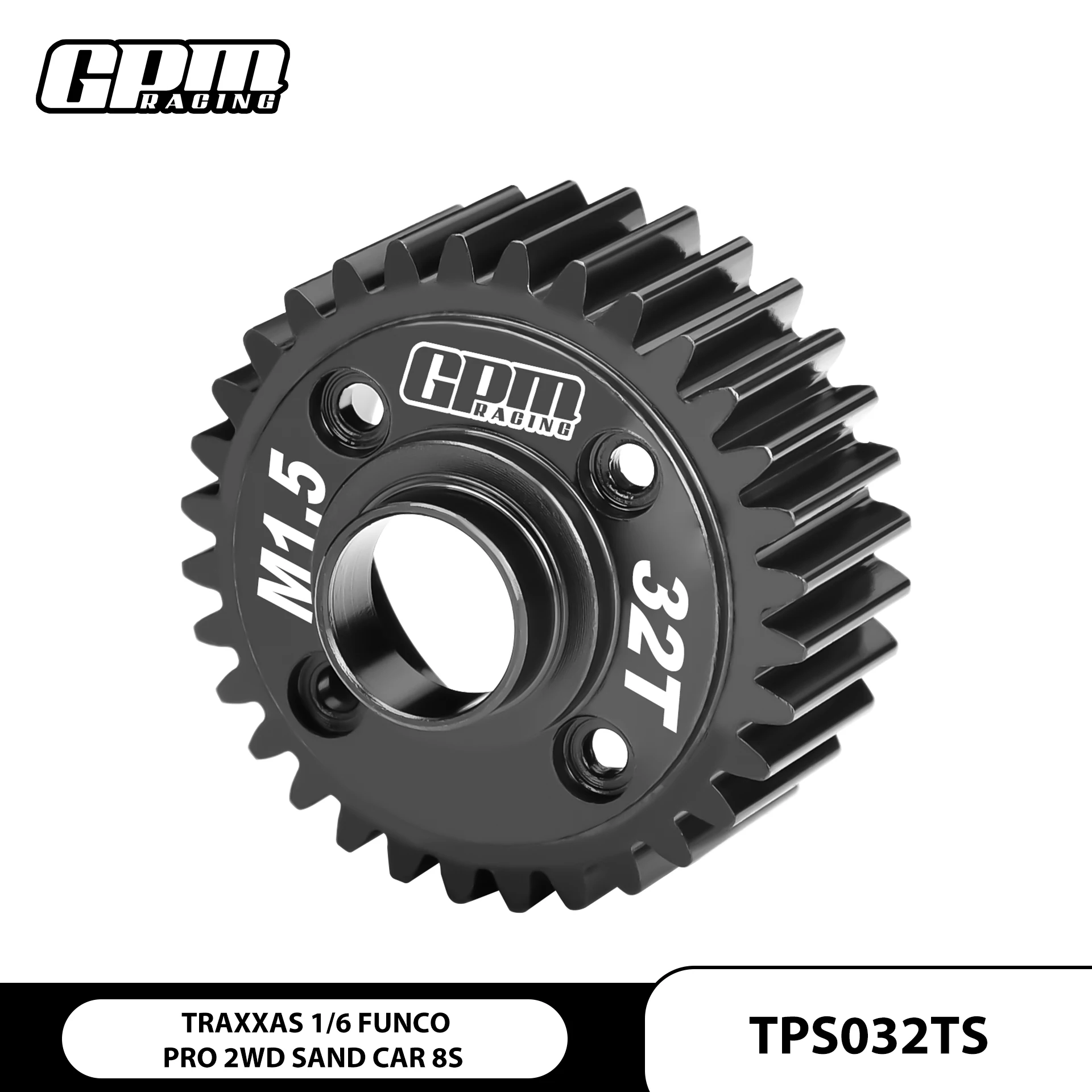 GPM 20CrMnTi Steel 32T Heavy-Duty Differential Gear TRAXXAS 1/6 Funco Pro Sand 109076-4