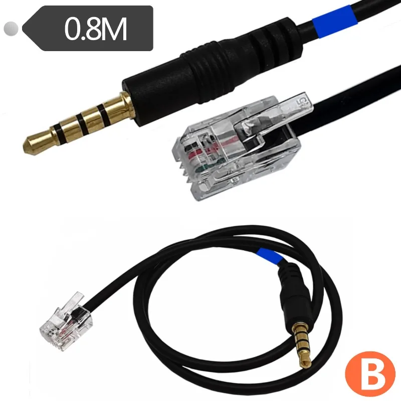 

RJ9Male To 3.5mm Male Audio Cable 3.5mmTRRSMale To RJ9 Telephone Wiring 4P4CMale Adapter Cable