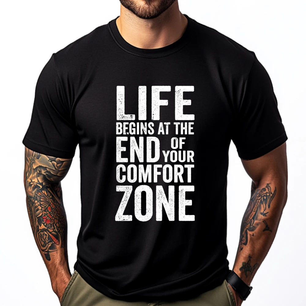 

Life Begins At The End Of Your Zone Computer Geeks Men Clothes Brand Clothing Thanksgiving Aesthetic