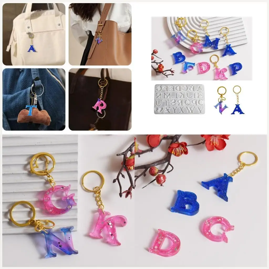 

Reusable Silicone Mould for Crafting Unique Letter Pendants Suitable for Home Decoration and Educational Activities