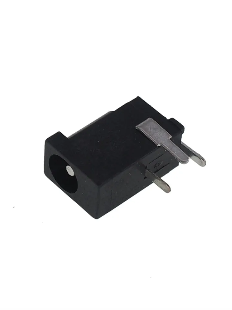 10 szt. DC-002 1A 30V Czarny Gniazdo Zasilania DC Złącze DC002 3.5*1.3mm 1.3 dla Mini Gniazda DC — zdjęcie 2
