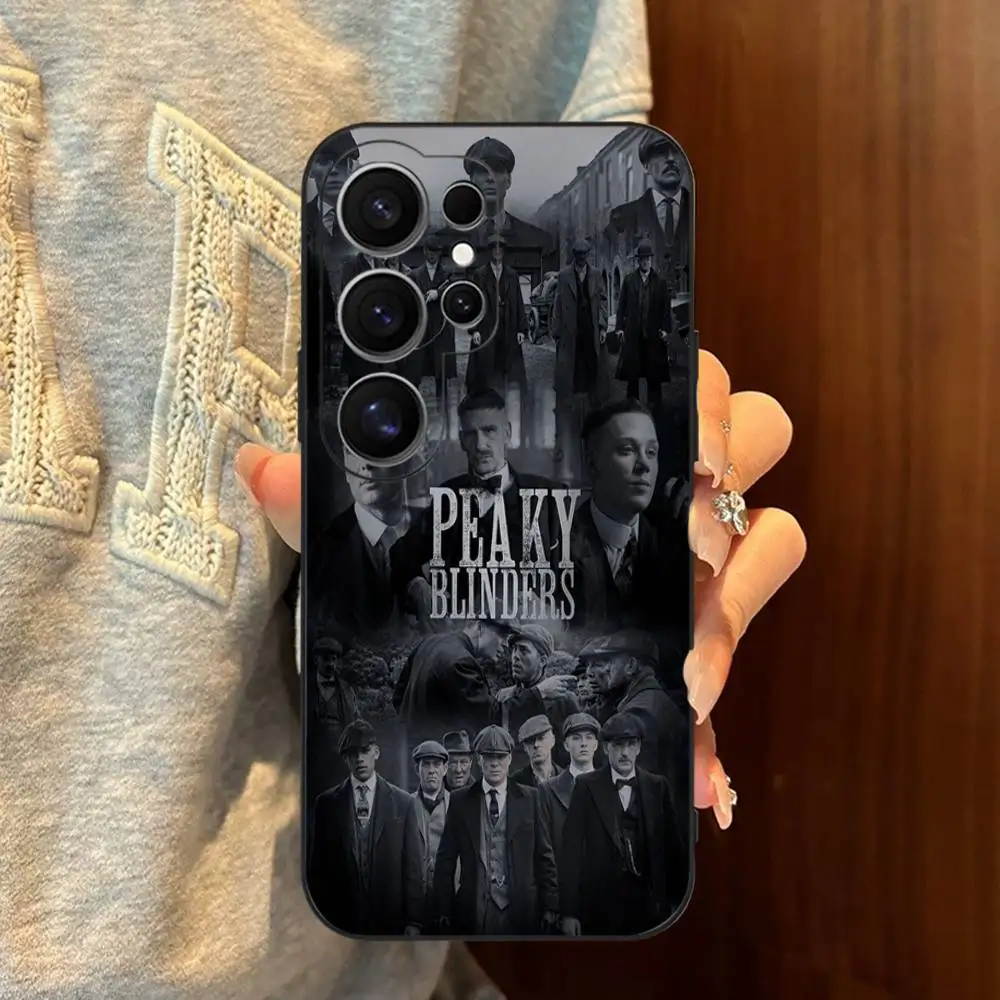 Movie P-Peakys-B-Blinders Phone Case For Samsung S 24 Fe 25 Ultra Plus 20 Lite 21 30 22 23 24 22 Ultra 5G Fundas view 5